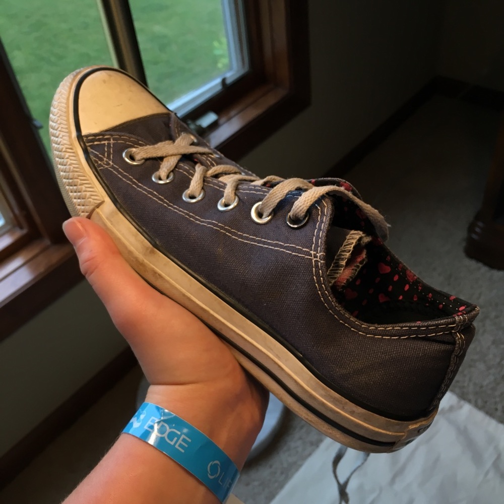 Navy converse all stars